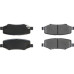 StopTech 308.12740 - Street Performance Rear Disc Brake Pads with Shims and Hardware, 2-Wheel Set