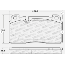 StopTech 308.16630 - Street Performance Front Disc Brake Pads with Shims and Hardware, 2-Wheel Set
