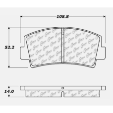 StopTech 309.00760 - Front Sport Brake Pads, 2 Wheel Set for Performance Driving and Track Day Use.
