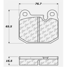 StopTech 309.01740 - Front Sport Brake Pads, 2 Wheel Set for Performance Driving and Track Day Use.
