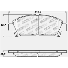 StopTech 309.05820 - Front Sport Brake Pads, 2 Wheel Set for Performance Driving and Track Day Use.