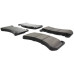 StopTech 309.13650 - Front Sport Brake Pads, 2 Wheel Set for Performance Driving and Track Day Use.