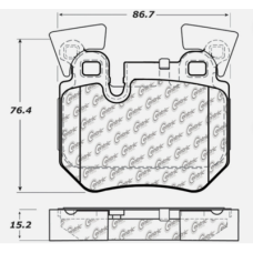 StopTech 309.13720 - Rear Sport Brake Pads, 2 Wheel Set for Performance Driving and Track Day Use.