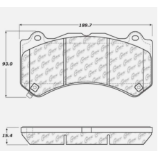 StopTech 308.14051- Street Performance Front Disc Brake Pads with Shims and Hardware, 2-Wheel Set