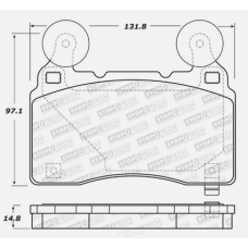 StopTech 309.14741 - Front Sport Brake Pads, 2 Wheel Set for Performance Driving and Track Day Use.