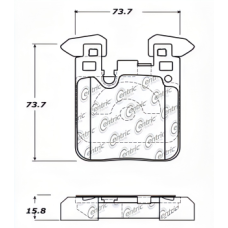 StopTech 309.16560 - Rear Sport Performance Brake Pads for BMW 2, 3 & 4 Series, M2, M3 & M4