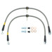 StopTech 950.40502 Rear Stainless Steel Braided Brake Line Kit - 2 Wheel Set