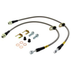 StopTech 950.44034 Front Stainless Steel Braided Brake Line Kit - 2 Wheel Set
