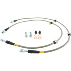 StopTech 950.46007 Front Stainless Steel Braided Brake Line Kit - 2 Wheel Set