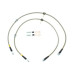 StopTech 950.46007 Front Stainless Steel Braided Brake Line Kit - 2 Wheel Set