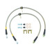 StopTech 950.47006 Front Stainless Steel Braided Brake Line Kit - 2 Wheel Set