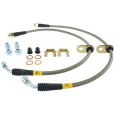 StopTech 950.47507 Rear Stainless Steel Braided Brake Line Kit - 2 Wheel Set