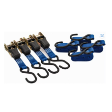 Erickson 01415 25mm x 3.0mtr Deluxe Ratcheting Tie Down Straps - 4-Pack
