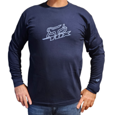 Fox Racing Blitz Long Sleeve T-Shirt - Navy 