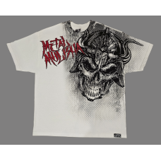 Metal Mulisha Men's Faisst Samurai T-Shirt - White - XXL