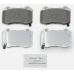 NRS Brakes NS1053A - Premium Galvanized Disc Brake Pad Set, Non-Slotted, Semi-metallic for Performance Driving and Track Day Use.