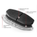 NRS Brakes NS1808 - Premium Galvanized Rear Disc Brake Pad Set, Semi-metallic for Performance Driving and Track Day Use.