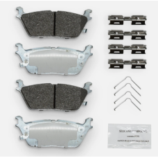 NRS Brakes NS2169S - Premium Galvanized Rear Disc Brake Pad Set, Semi-Metallic for Performance Driving and Towing.