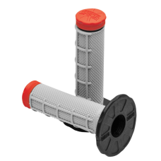 ProTaper 024860 Tri-Density MX Grips Black-Grey-Red, 22/25mm