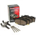 Centric 104.10870 - Posi Quiet Semi-Metallic Disc Brake Pads with Hardware, 2-Wheel Set