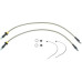 Stoptech 950.34011 Front Stainless Steel Braided Brake Line Kit - 2 Wheel Set