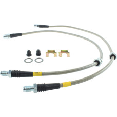 StopTech 950.34032 Front Stainless Steel Braided Brake Line Kit - 2 Wheel Set