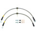 StopTech 950.40005 Front Stainless Steel Braided Brake Line Kit - 2 Wheel Set