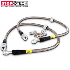 StopTech 950.34531 Rear Stainless Steel Braided Brake Line Kit - 2 Wheel Set