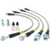Techna-Fit 306202 - Stainless Steel Brake Line Kit for Toyota Sequoia and Tundra Front and Rear. 6 Brake Lines - 4 Wheel Set.